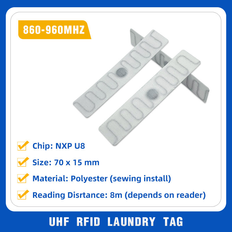 

Cheap Price UHF RFID Laundry Tag Heat Resistant Waterproof RFID Linen Washing Textile ID Tracking Label for Laundry System