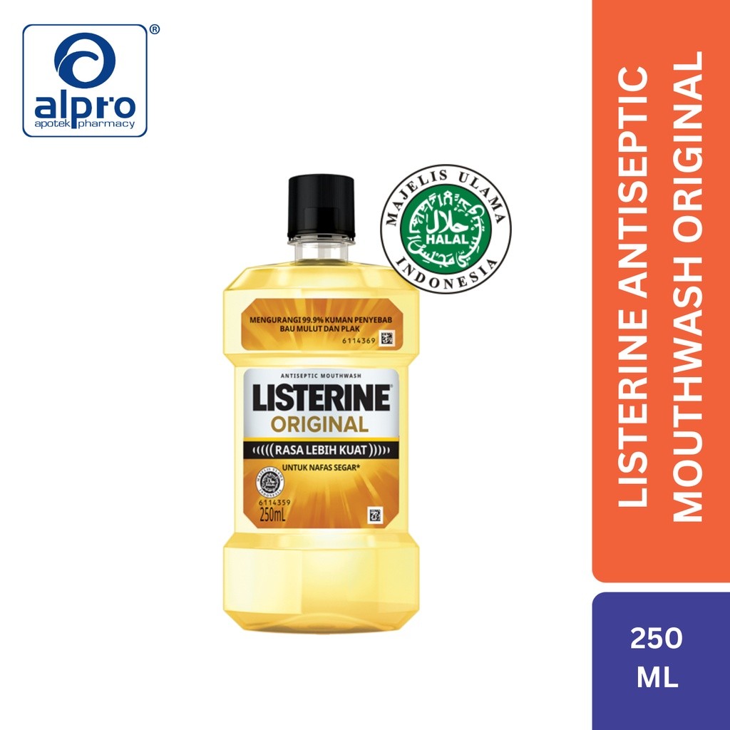 Listerine Antiseptic Mouthwash Original 250Ml