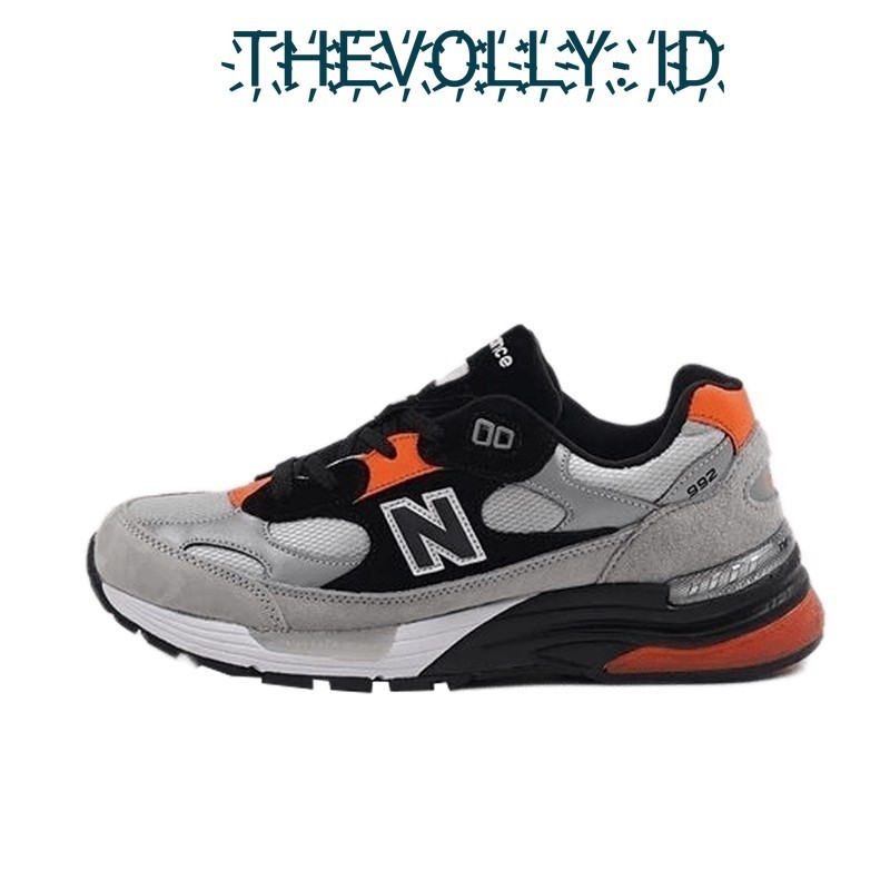 Sepatu NB New Balance 992 X DTLR Grey Black Orange BNIB Original / Sneakers Pria