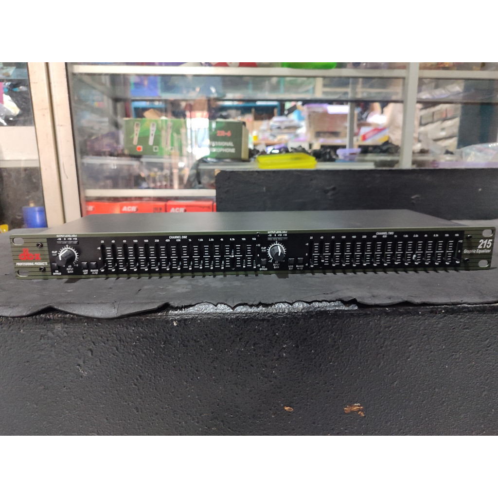 EQUALIZER DBX 215 ORIGINAL MERK DBX KUALITAS BAGUS