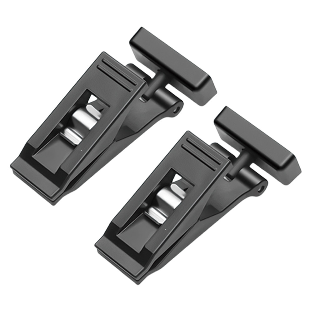 

2Pcs Vehicle Parking Card Holder Clip Adjustable Ticket Sticky Organizer Clip Self Adhesive Bill Holder Clamp for Hats Sun Shade