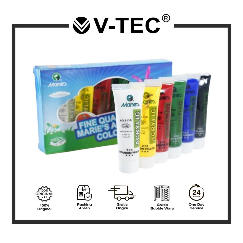 

MARIES ACRYLIC COLOUR 81306B 30ML 6WARNA