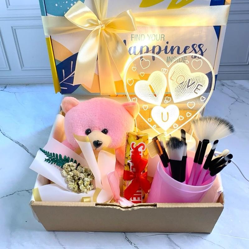 

(PAKET HEMAT MKS) HAMPERS BONEKA ULTAH ANNIV UNTUK ORANG TERSAYANG