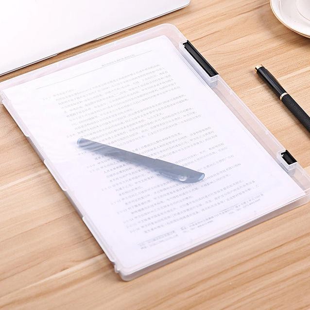 

Sale kotak penyimpanan clear folder file kertas a4 a5 plastik transparan - Folder A5, Hitam Tbk