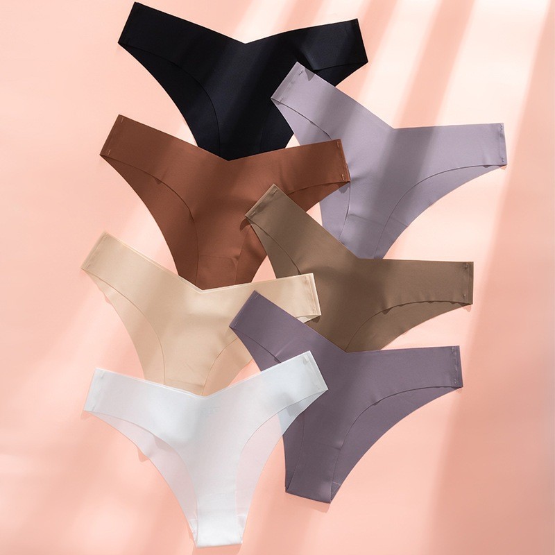 Celana Dalam Thong Wanita Seamless Wireless CD Segitiga Tipis CDW17.4-9928