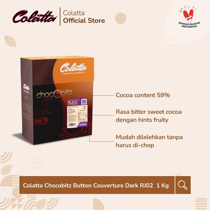 

Promo Bundling Colatta Chocobitz Button Couverture Dark RJ02 1Kg - Isi 2