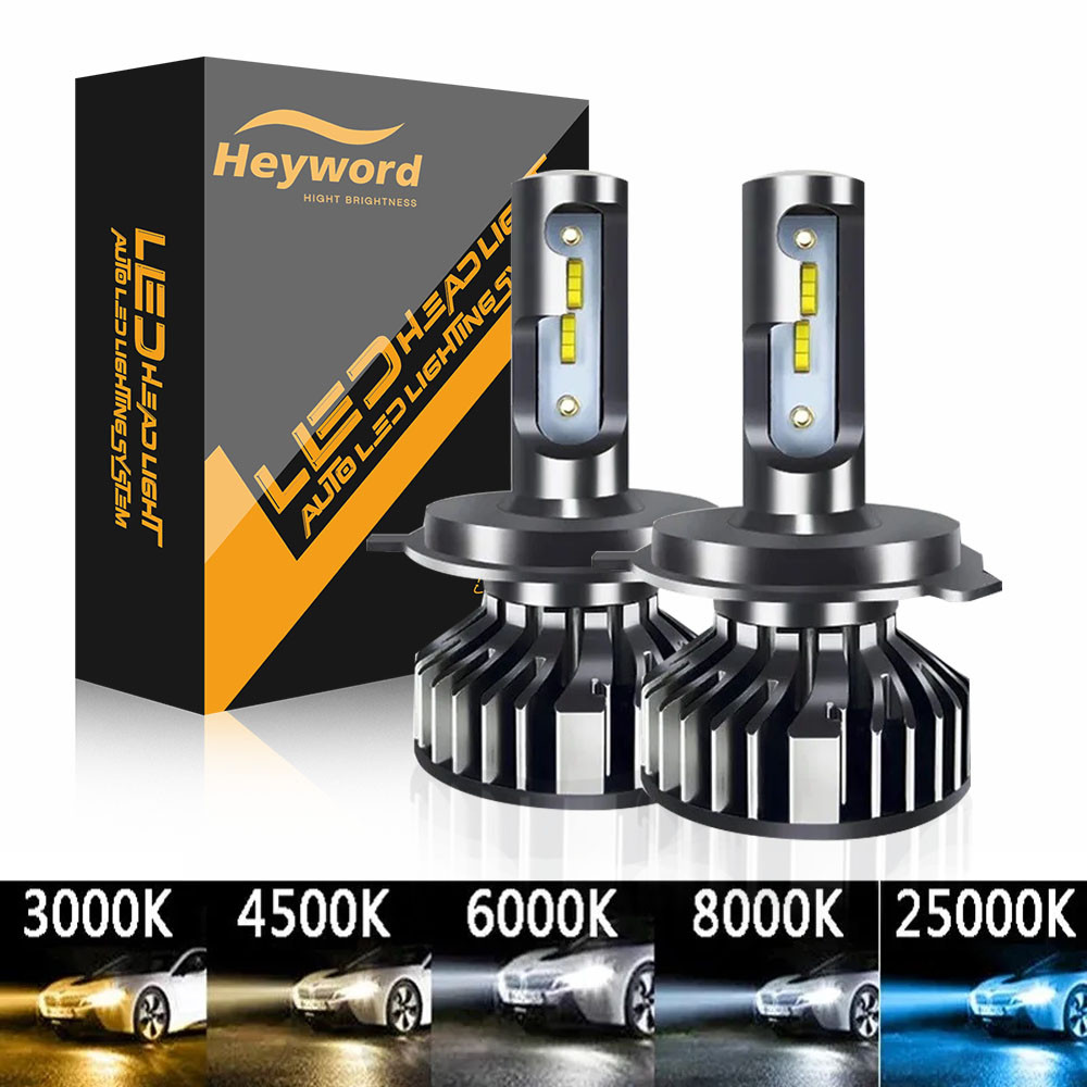 Heyword 26000lm 160W 1860 CSP ip 3000k/4300k/6000k/8000k Car LED Headlight   h4 h7 h1 LED headlights