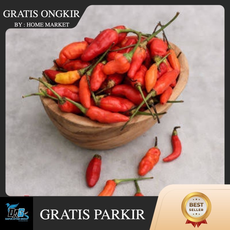 

8.Cabe / Cabai Rawit Merah 1Kg
