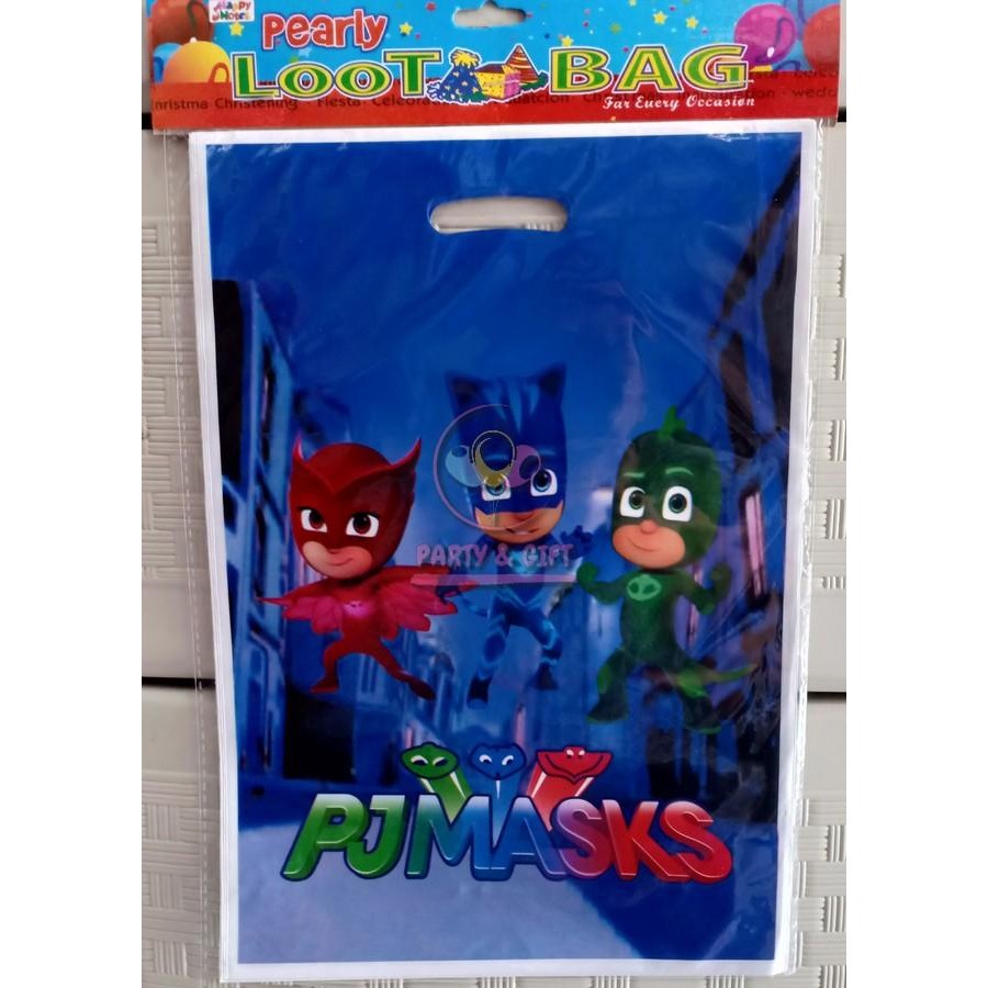 

TERBARU!! Plastik Goodie Bag Souvenir Ulang Tahun Tenteng PJ Mask Mickey Tsum - 22x32, Mickey & Friend