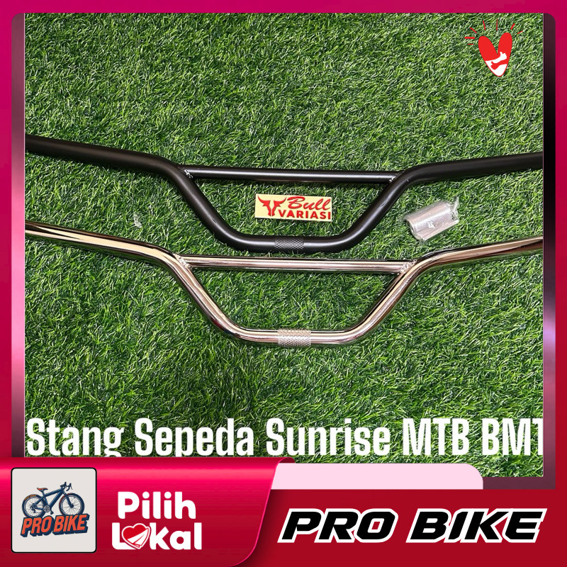 COD Stang Sepeda Sunrise Bar Stang Handlebar Sunrise Bar Sepeda MTB BMT GRATIS ONGKIR