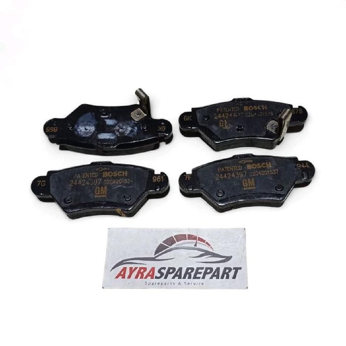 Kampas rem BELAKANG mobil Opel Astra Zafira original GM ( Kode part 9198598 )
