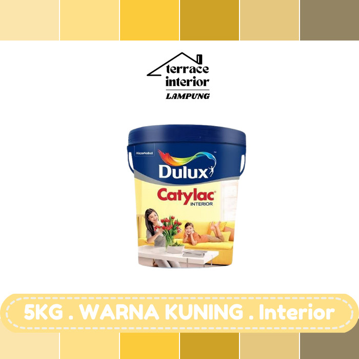 Cat Tembok Dulux Catylac Interior Warna Kuning 5KG