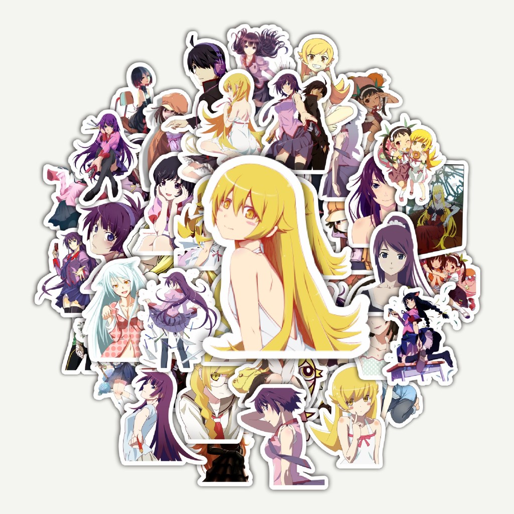 

Sticker Pack Stiker Game Series Monogatari Karakter Mix 3 | Sticker TUMBLR | Stiker LAPTOP KOPER HELM