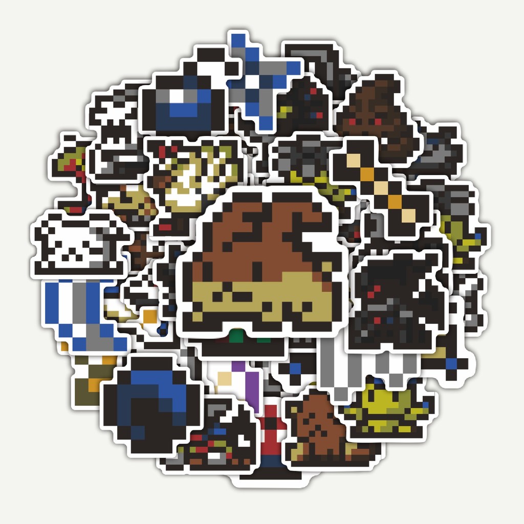 

Sticker Pack Stiker Pixel Digimon V63 | Sticker TUMBLR | Stiker LAPTOP KOPER HELM