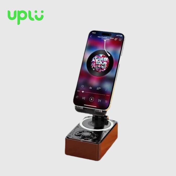 Hot Produk UPLU Speaker Bluetooth Mini Karaoke RGB Dual Mic Portable dengan Pengubah Suara dan 4 Sou