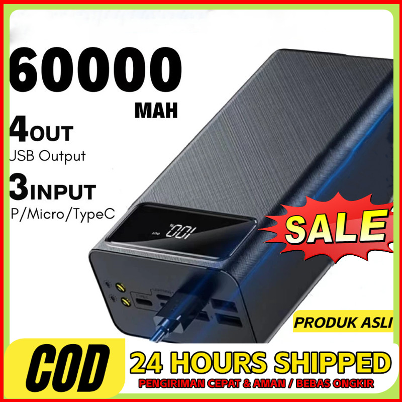 Powerbank 50000mah Digital Display Fast Charging Super Slim
