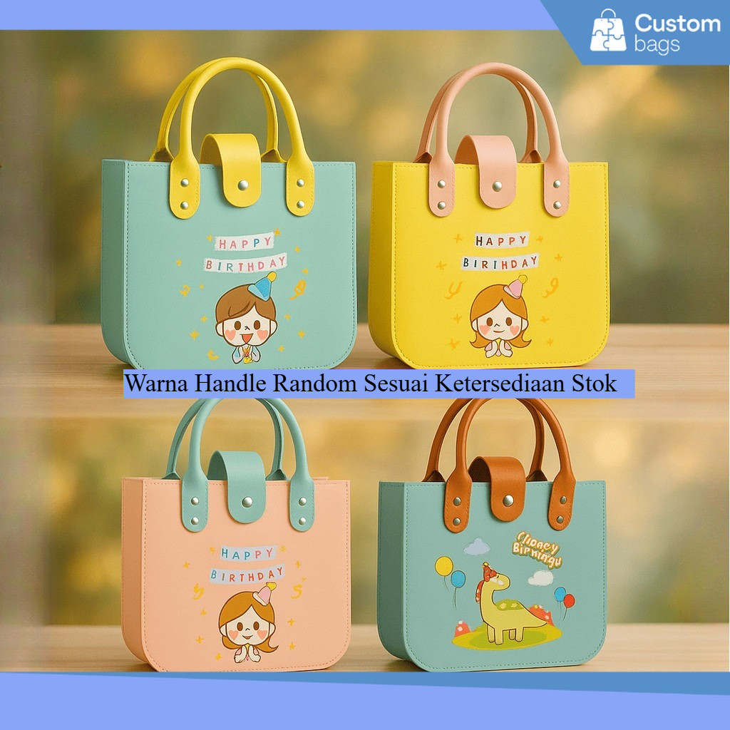 

Tas Hampers Ulang Tahun / Tas Ulang Tahun Anak / Goodie Bag Tas Kulit Souvenir Hadiah Ultah Anak | AMI02