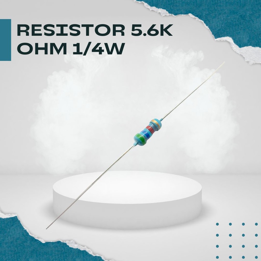 Resistor 5.6K Ohm 1/4W – Kode Warna Presisi & Stabil