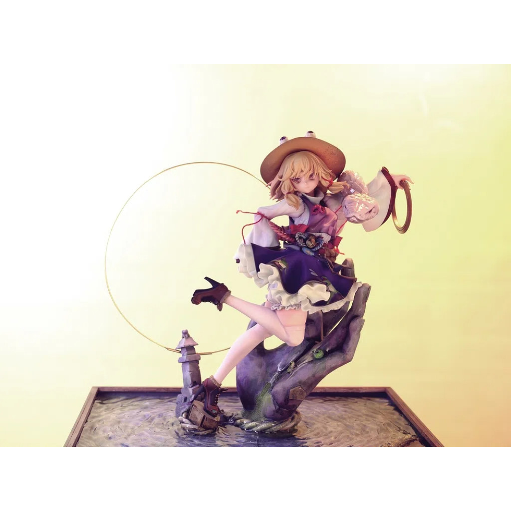 Anime Touhou Project Moriya Suwako Figures kawaii resin GK DIY manual White assembly Model Statue To