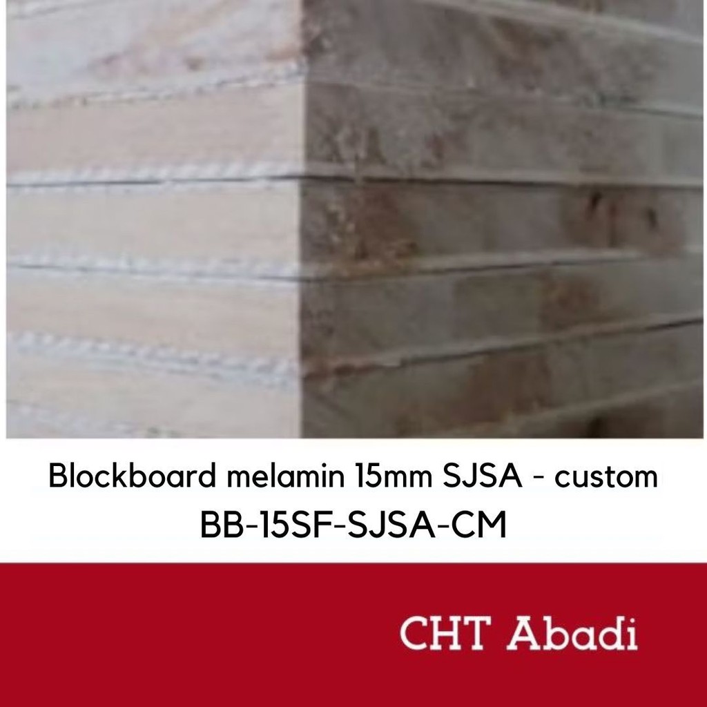 BLOCKBOARD MELAMIN 15MM SF SJSA - CUSTOM
