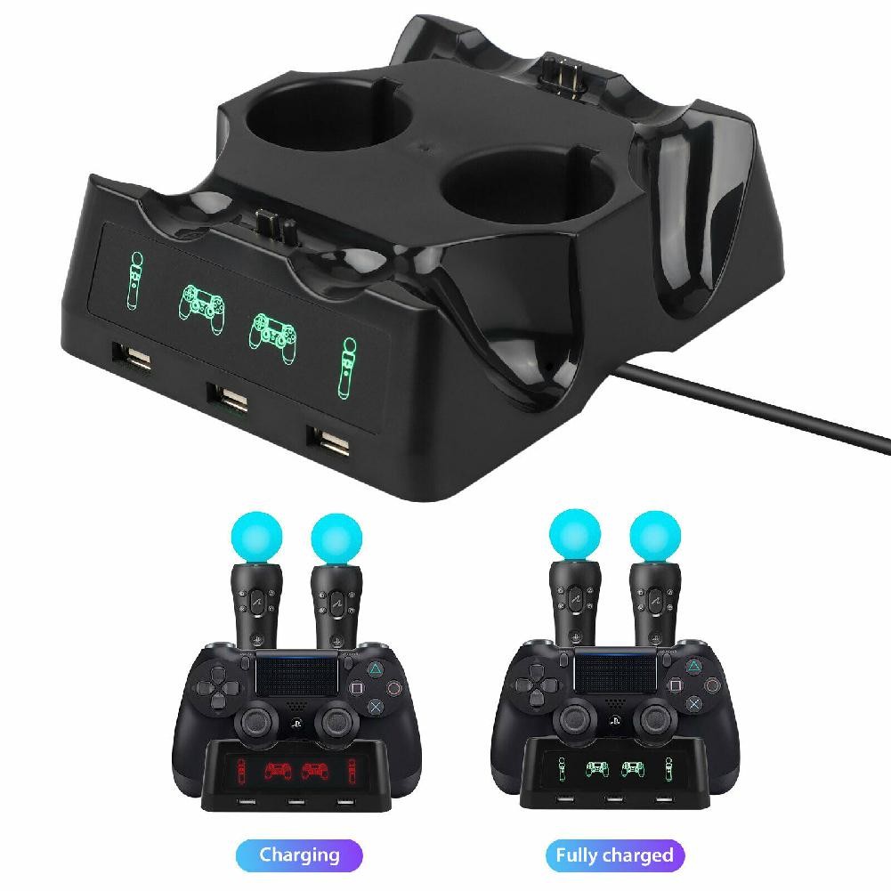 4 in 1 Controller Charging Dock Stand for Nintend Switch Pro & For Joy con Charger Charging Station 