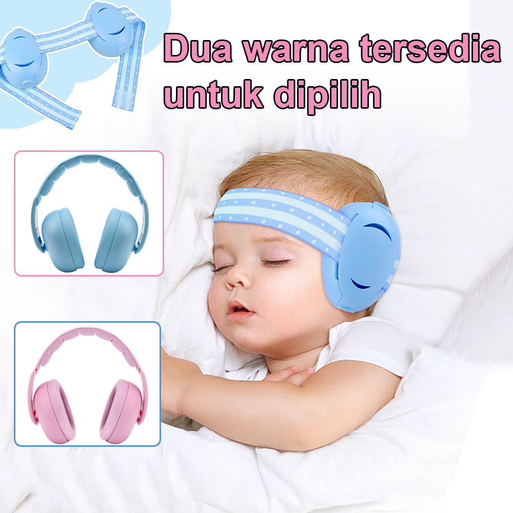 Penutup Telinga Bayi Earmuff Headband Bayi Earmuff Protection Ear Baby Bayi