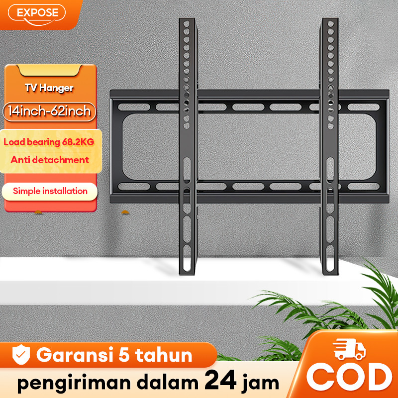 EXPOSE TV Wall Mount 14”-42”TV Bracket Wall Mount Adjustable TV Wall Mount Universal TV Bracket