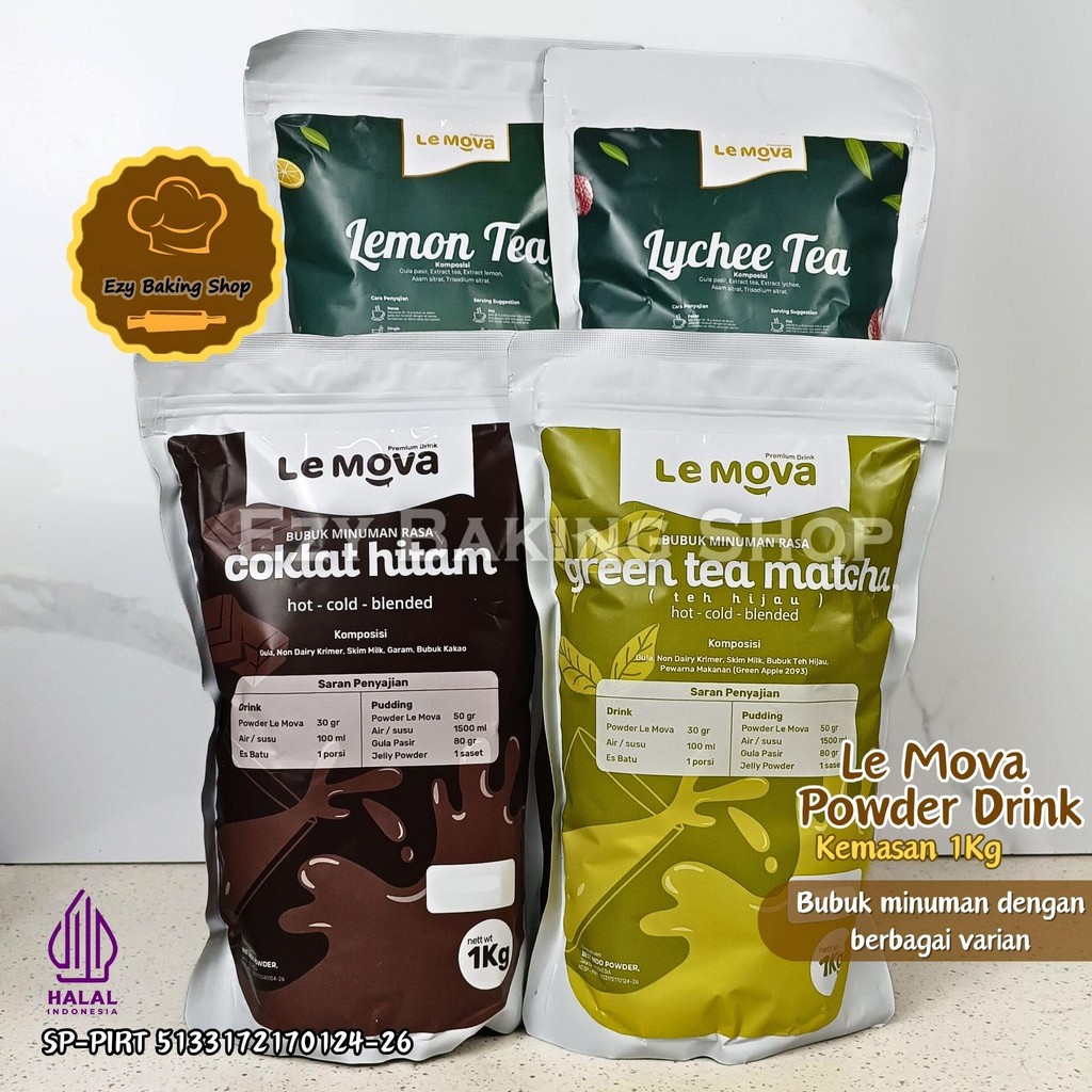 

Lemova Powder Drink 1kg - Bubuk Minuman Aneka Rasa