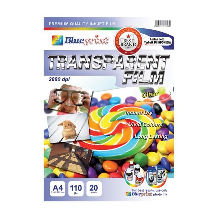 

Blueprint Transparent Film (Clear) A4 - Transparan