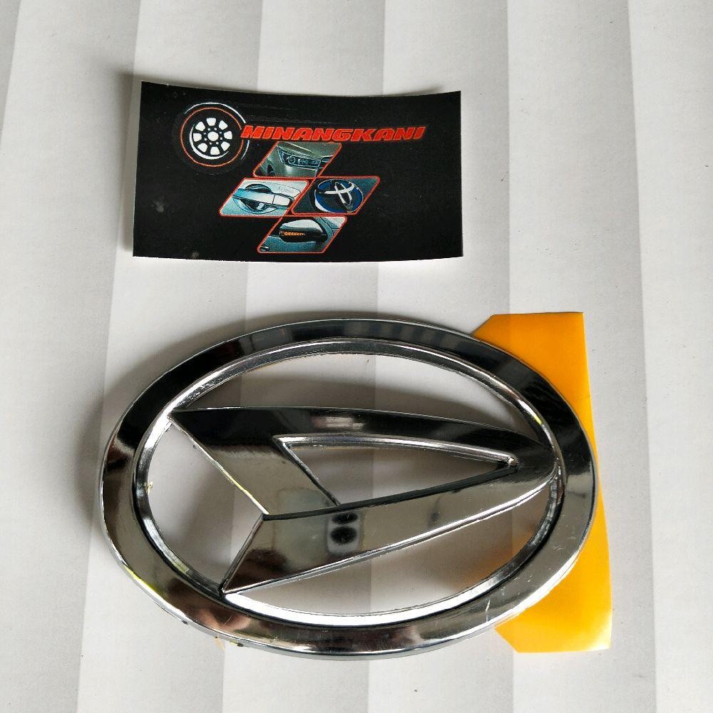 emblem logo daihatsu bagasi belakang xenia 2012-2022 ayla 2013-2024 terios belakang 2018-2024 belaka