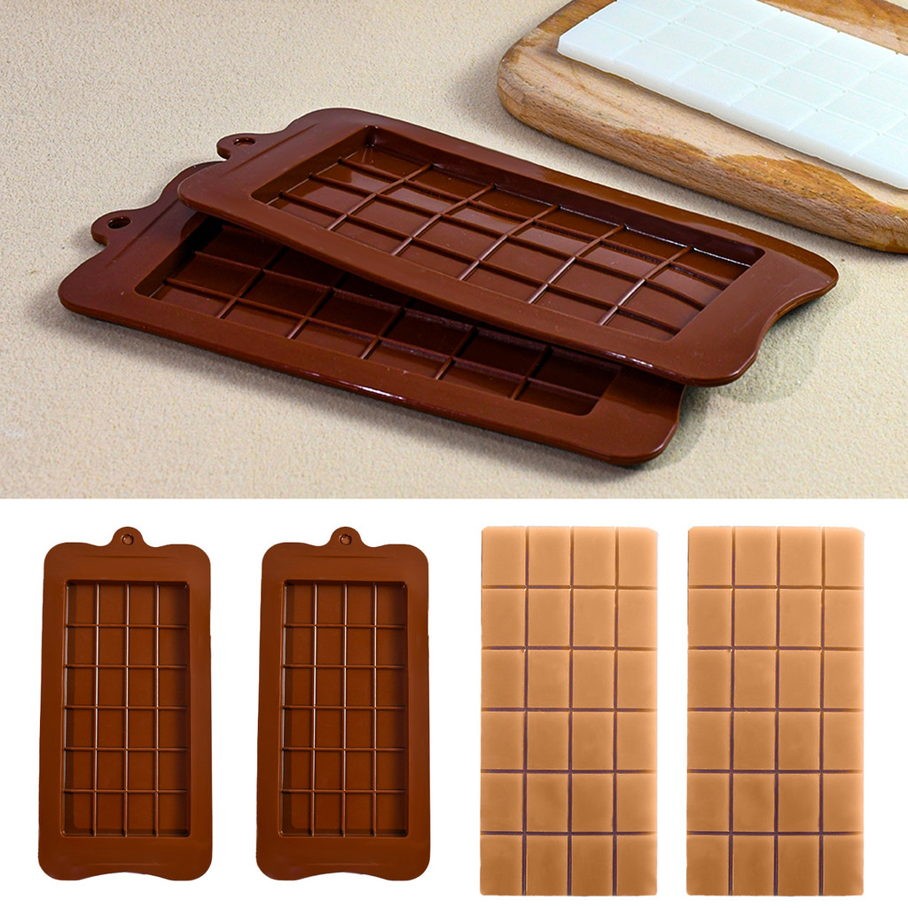 

Chocolate Molds Bakeware Cake Molds High Quality Square Eco-friendly Silicone Mold DIY 1PC Food Grade 24 Cavity Candy Tools