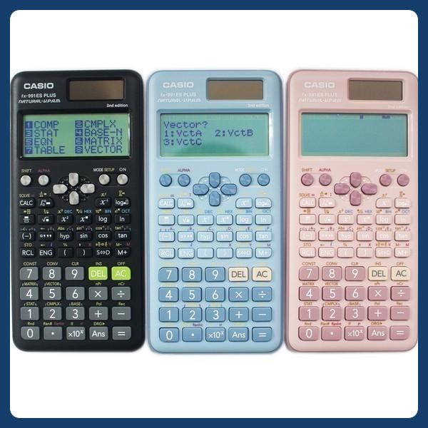 

Casio FX-991ESPLUS-2 Scientific Calculator, Non-Programmable 417 Fungsi + Dual Power Solar & Baterai