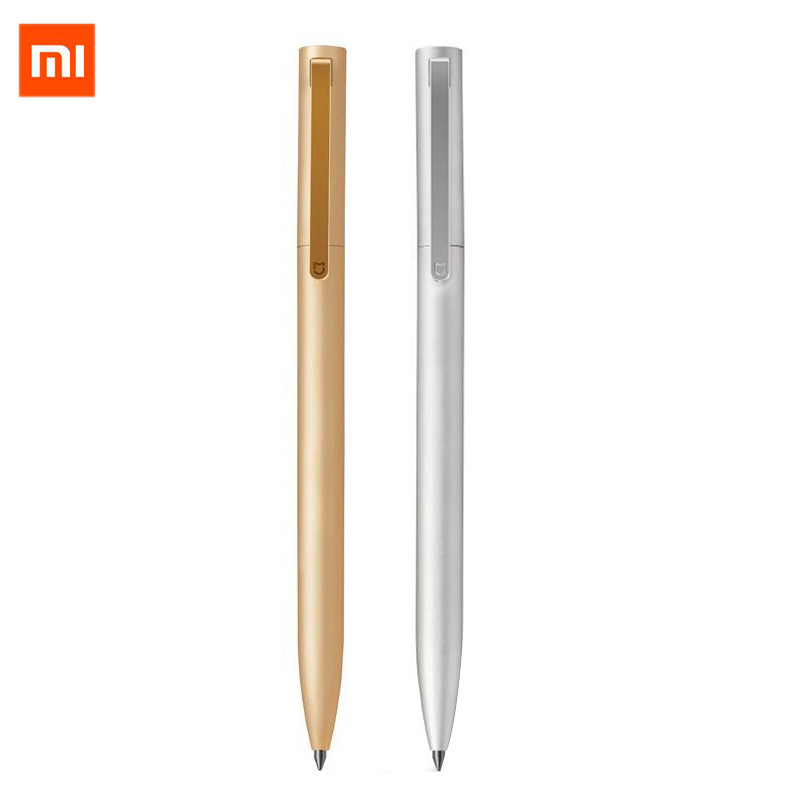 

Original Xiaomi Mijia Metal Signature Mi Pen 0.5mm Sign Gel Pen PREMC Smooth Swiss Refill MiKuni Japanese Ink Business