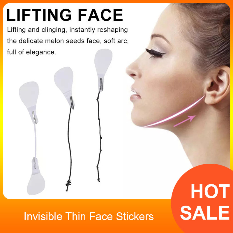 40Pcs/Set Invisible Thin Face Stickers V-Shape Face Facial Line Wrinkle Sagging SkinFace Lift Up Fas