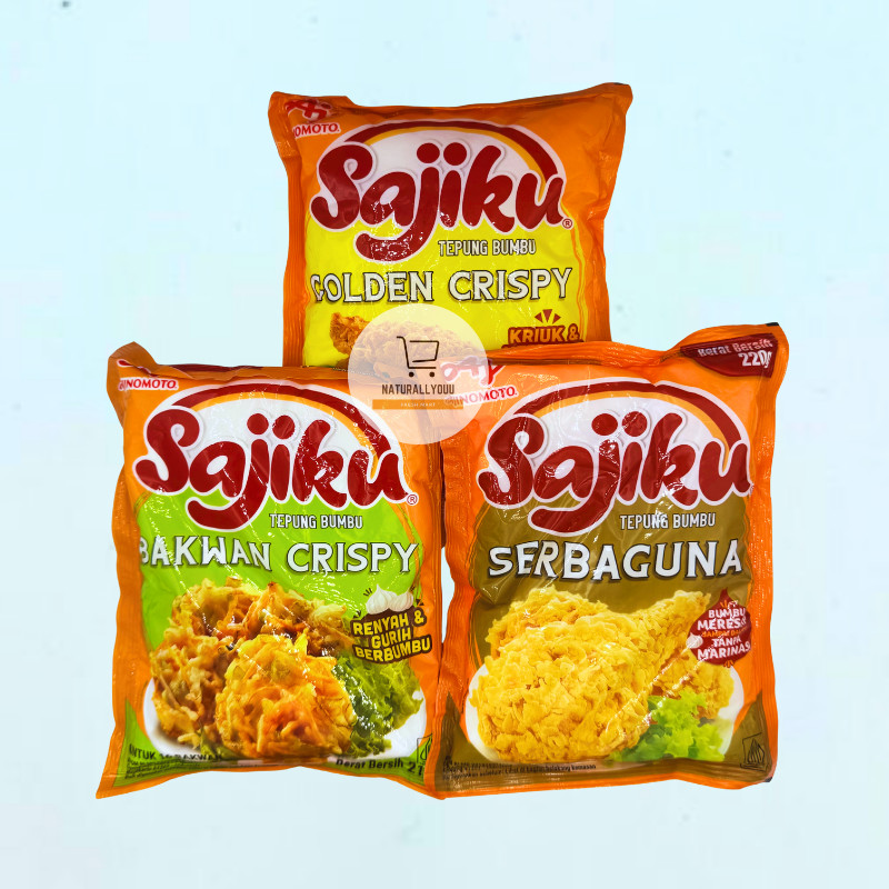 

Sajiku Tepung Goreng Golden Crispy 200gr