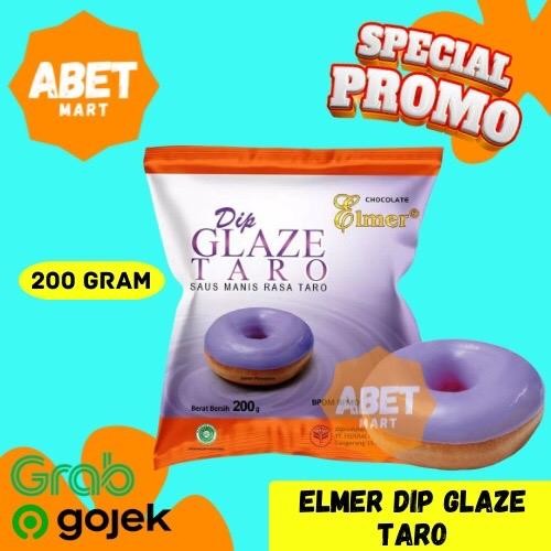 

Elmer Dip Glaze Vista Taro 200Gr - 200 Gr Gram Ungu Talas Tales Ubi Saset Sachet Kemasan Ekonomis Topping Selai Olesan Roti Kue Donat Donut Pak Pcs Dus