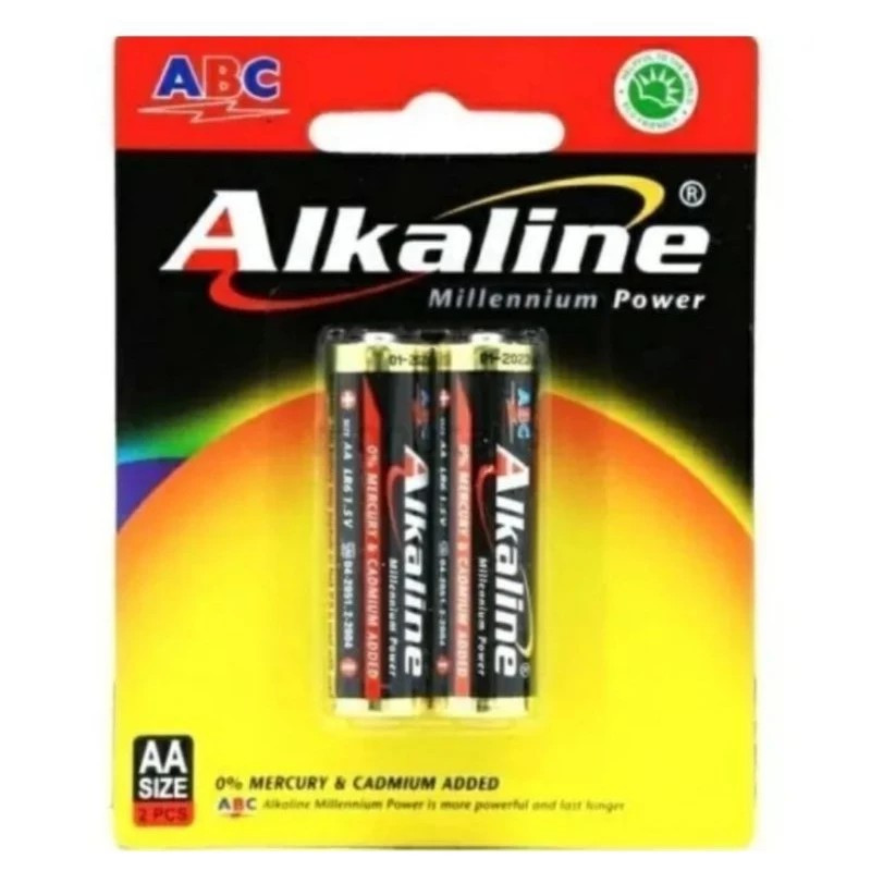 

Batu Baterai ABC Alkaline (Per lembar isi 2)