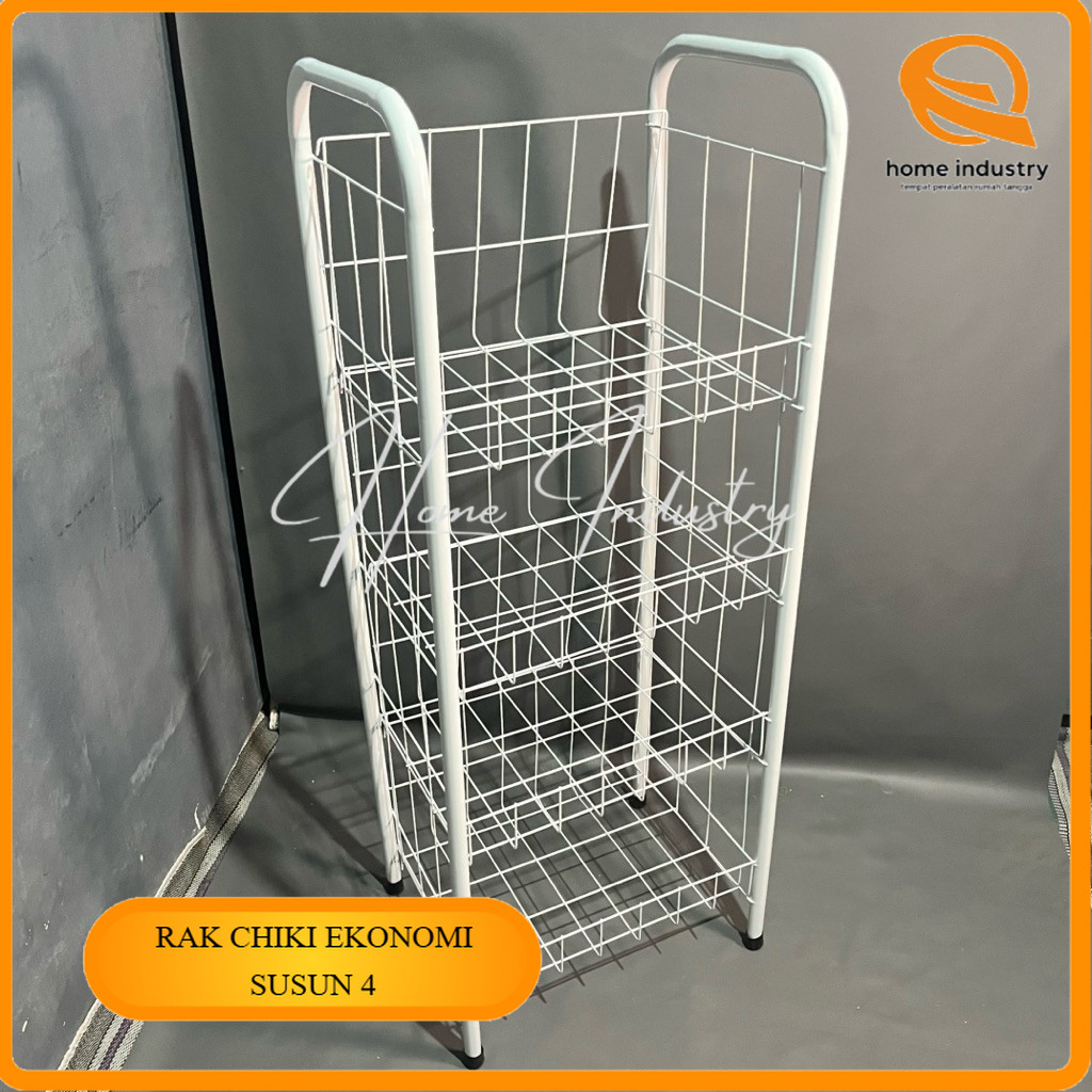 Rak Chiki ekonomi susun 4 jumbo/Rak Snack/Rak ciki/rak display/Rak minimarket