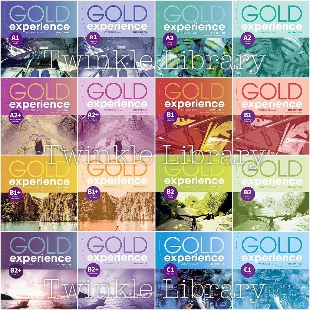 BUKU FISIK GOLD experience (2nd edition) A1 A2 A2+ B1 B1+ B2 B2+ C1 Student's Book / Workbook / Teac