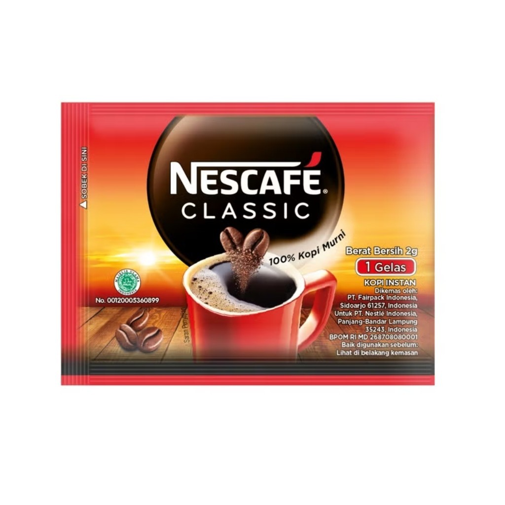 

Nescafe Classic 2gr (60x2gr)