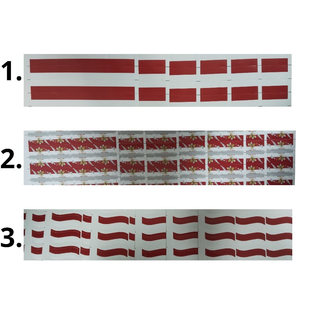 

STIKER PIPI / STIKER BENDERA INDONESIA 1 LEMBAR ISI 32 PCS