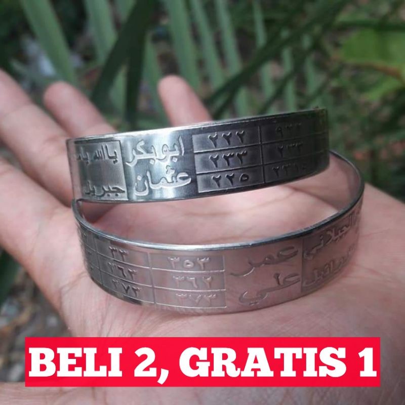 Terlaris Gelang Wafaq Islami/Gelang Rajah Sulaiman/Gelang Wafaq/Gelang Islami/Gelang Rajah Islami BE