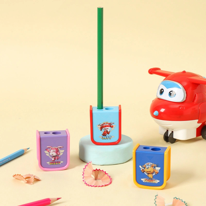 

Deli | Rautan Pensil (Pencil Sharpener) Super Wings Edition | 2 Lubang | EH567
