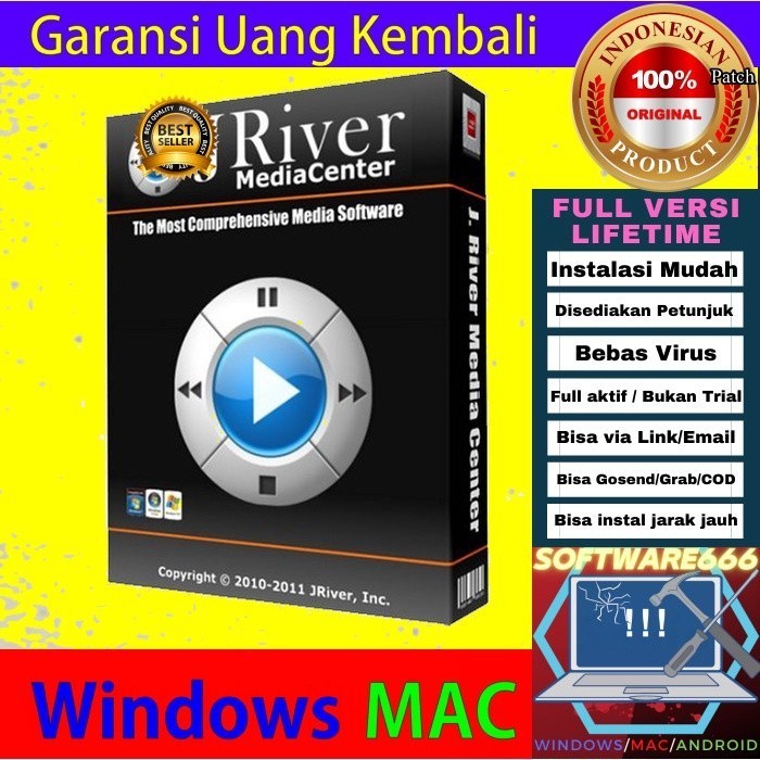 Software Media Player & Organizer: JRiver Media Center 27 [WIN] - SOFTWARE - APLIKASI - PC