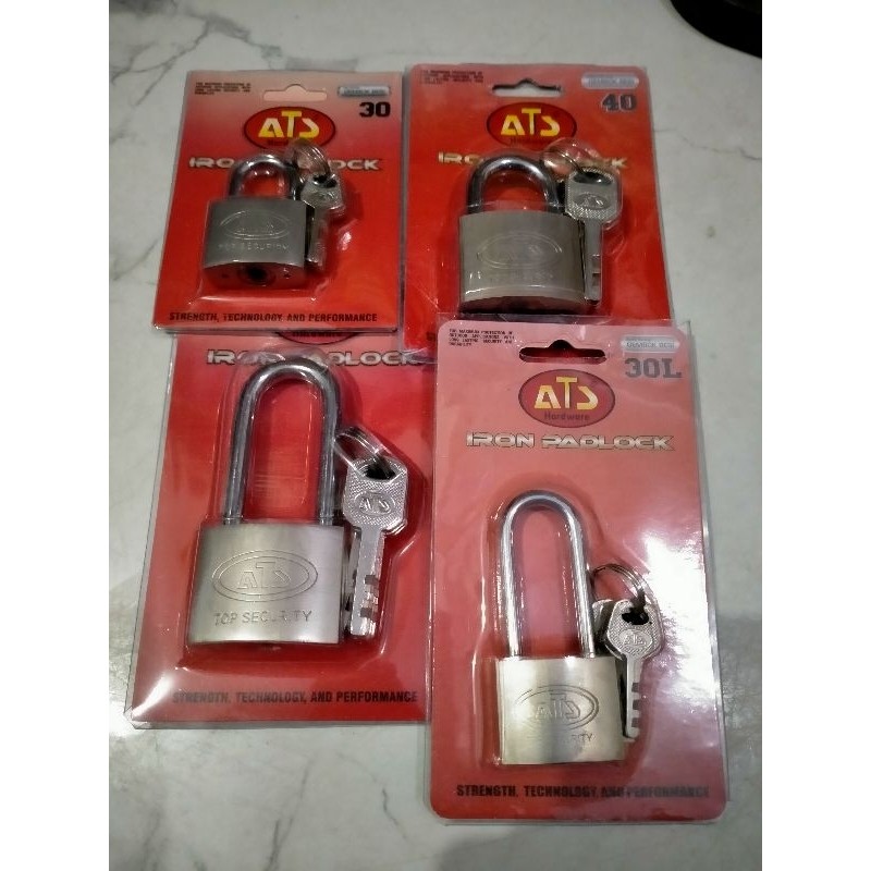 gembok ATS 30mm 40mm 50mm gembok gudang pintu pagar ATS Gembok nekel ATS