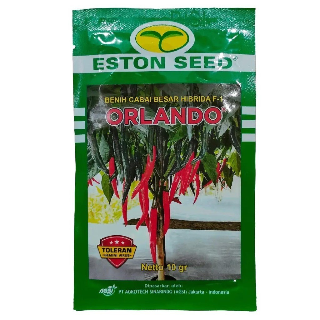 Benih Cabe Besar Hibrida F1 Orlando Original Hasil Panen Melimpah