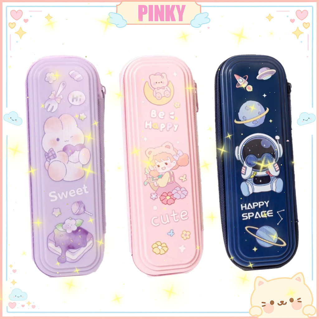 

TERMURAH! KOTAK PENSIL UNISEX GAMBAR KARTUN LUCU KAWAII WARNA PASTEL DENGAN KAPASITAS PENYIMPANAN BESAR