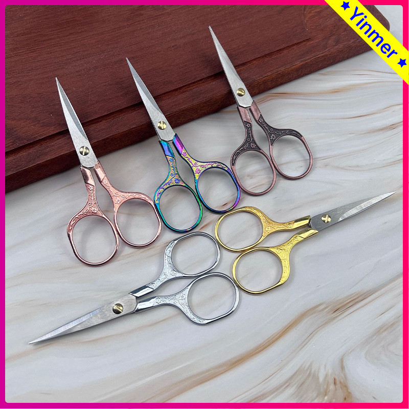 

COD✨ dan Gunting Buatan Tangan untuk Siswa Gunting Bunga Plum Vintage Paduan Seng untuk Rumah Gunting Kantor-Yinmer