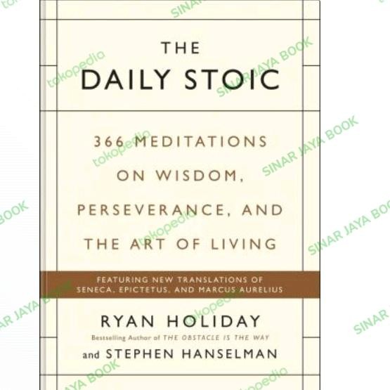 buku The Daily Stoic: 366 Meditations