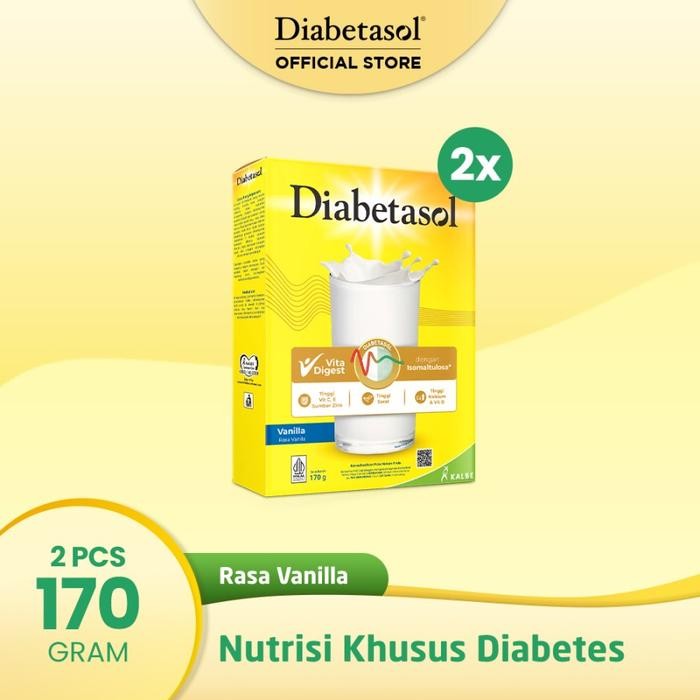 

[Promo]Best Seller Diabetasol Vanilla 170g - 2 Pcs - KEA8A76002